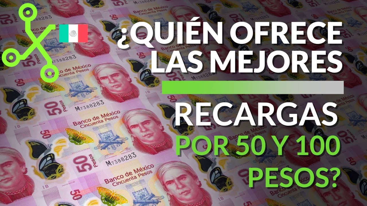 &iquest;100 PESOS POR 20 GB? LAS MEJORES RECARGAS DE CELULAR EN M&Eacute;XICO, EN CUATRO MINUTOS