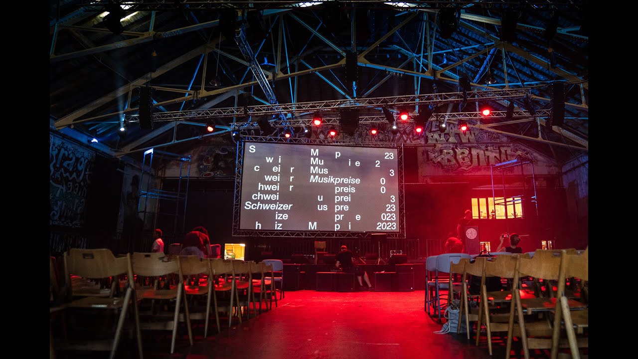 AWARD CEREMONY OF THE SWISS MUSIC PRIZES 2023