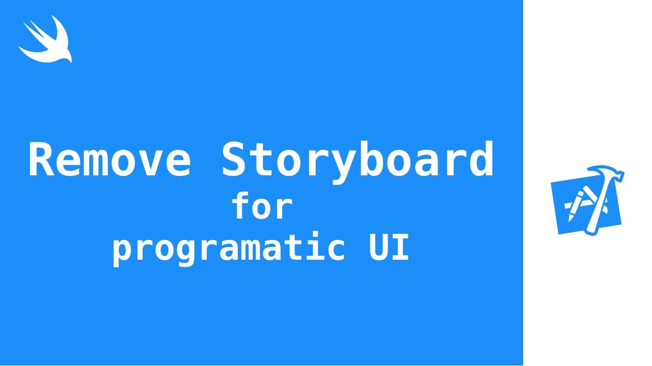 No Storyboard | Programmatic UI | Swift