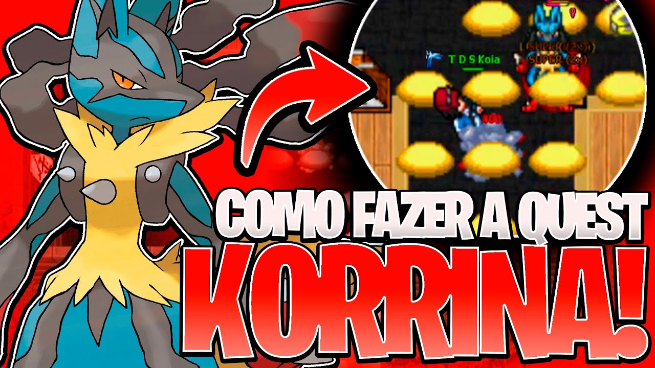 COMO CONSEGUIR MEGA LUCARIO!😍😎KORRINA QUEST! POKETIBIA MOBILE E PC 2025 POKE MEMORIES! 6&deg;GERA&Ccedil;&Atilde;O!