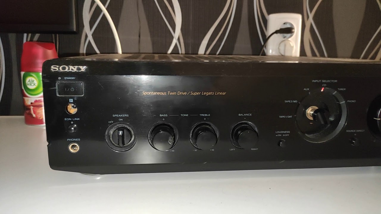 Sony ta-fr530r stereo amplifier
