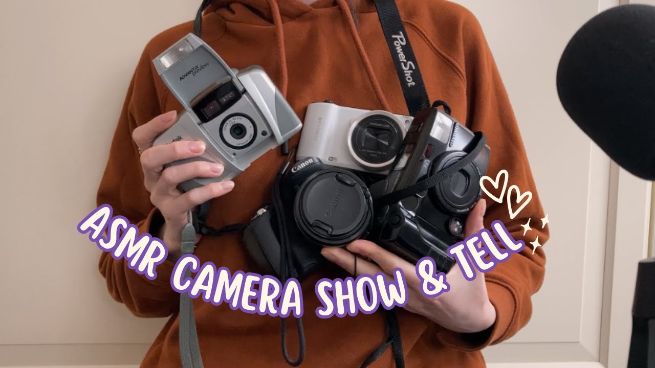 ASMR camera show & tell (whispers, tapping)