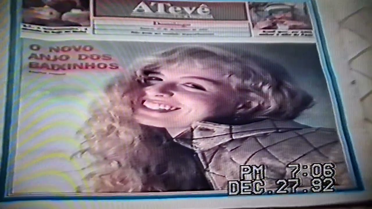 Passagem de ano Praia Grande fam&iacute;lia Bechis ano 1992/93