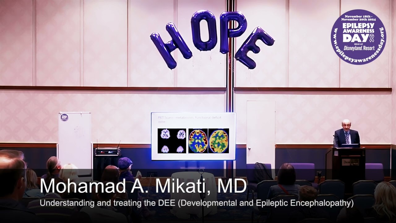 Epilepsy Awareness Day at Disney 2024 | Mohamad A. Mikati, MD | Understanding and treating the DEE