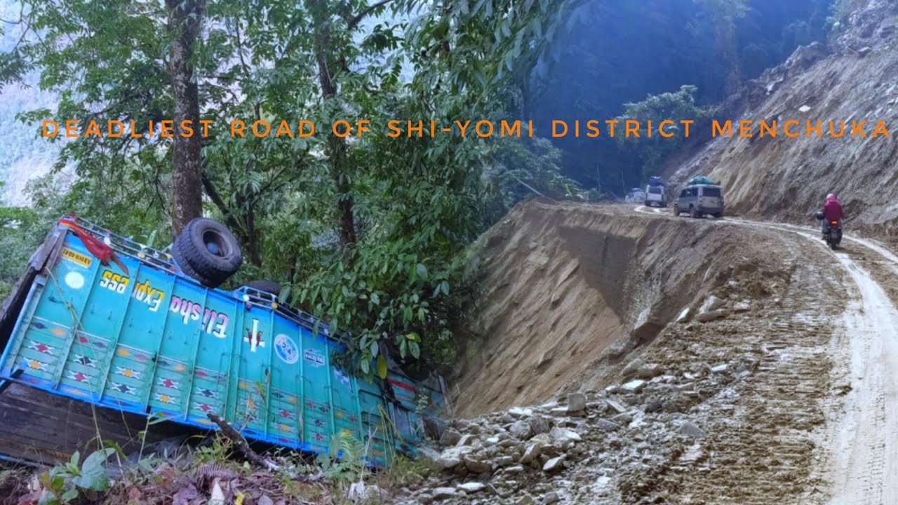 DEADLIEST ROAD OF SHI-YOMI DISTRICT MENCHUKA @LIJUMETEVLOGS