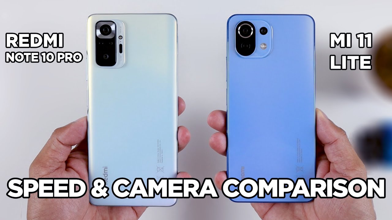 Redmi Note 10 Pro vs Mi 11 Lite SPEED TEST & CAMERA Comparison | Zeibiz