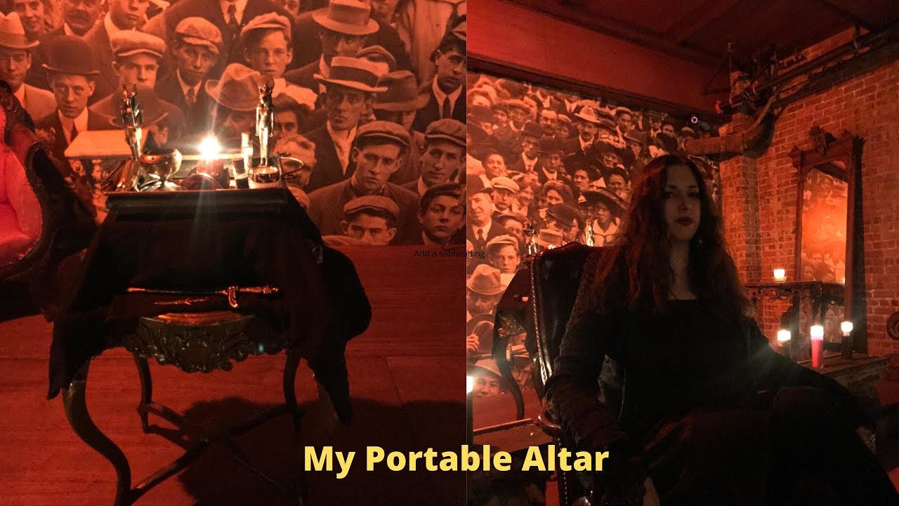 My Portable Altar  (As Requested By You!)