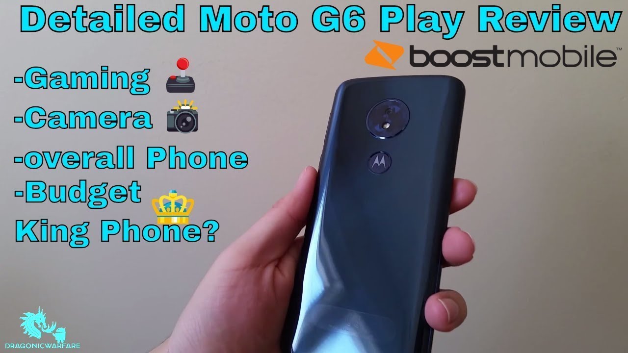 Moto G6 Play Full Detailed Review Boost Mobile (Best Looking Budget Phone) HD