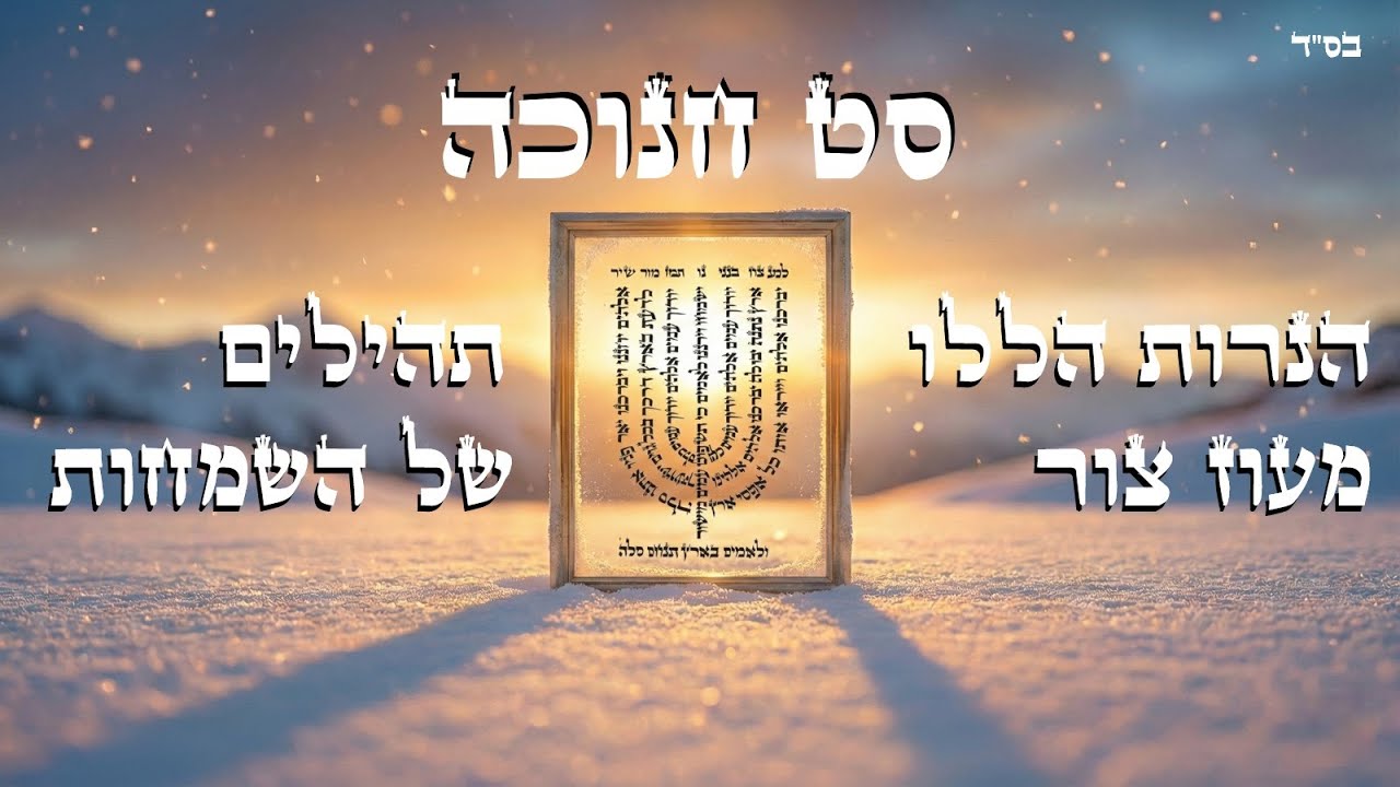 סט חנוכה - תהילים של השמחות