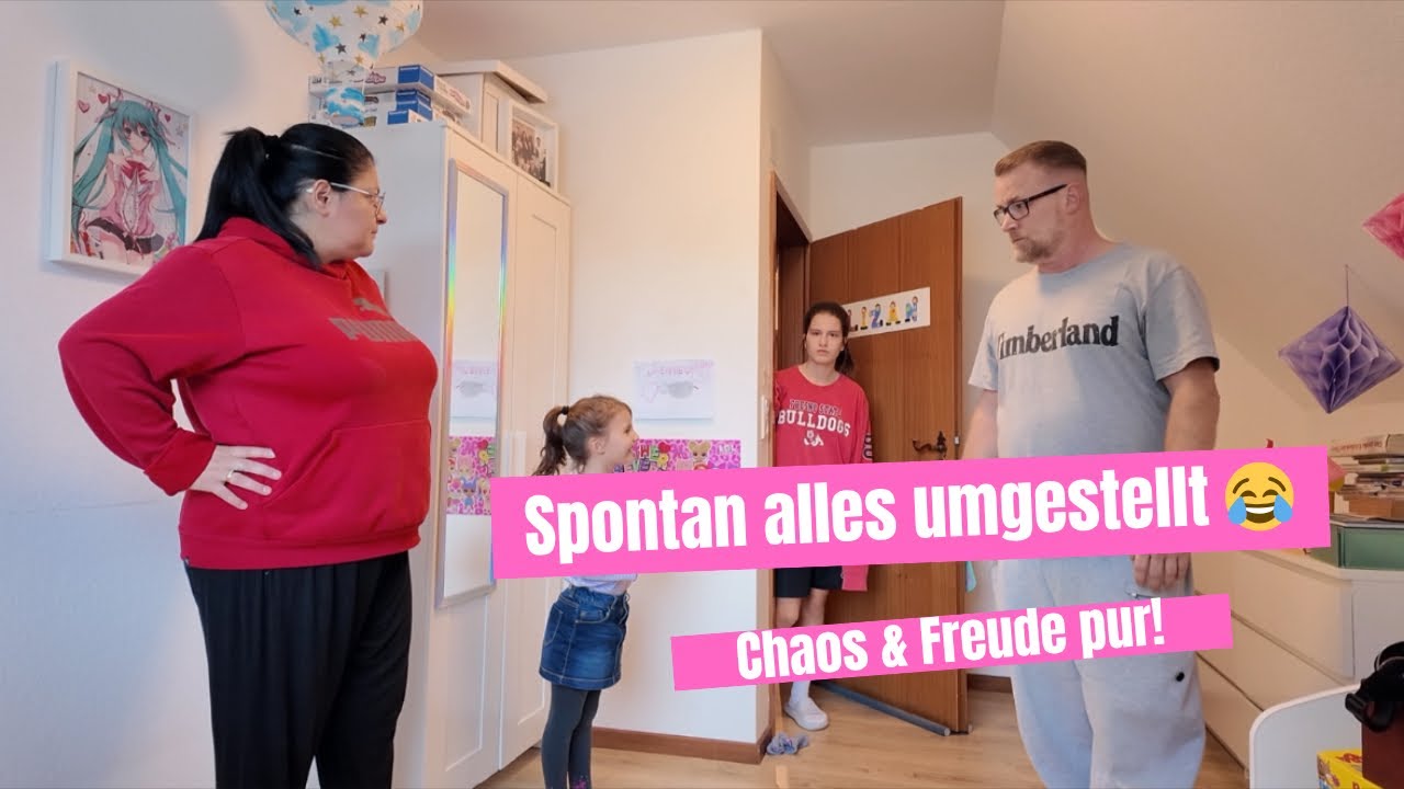 Zimmer-Makeover für meine Töchter | So haben sie reagiert! Ich hab einfach umgeräumt! Familien Vlog 