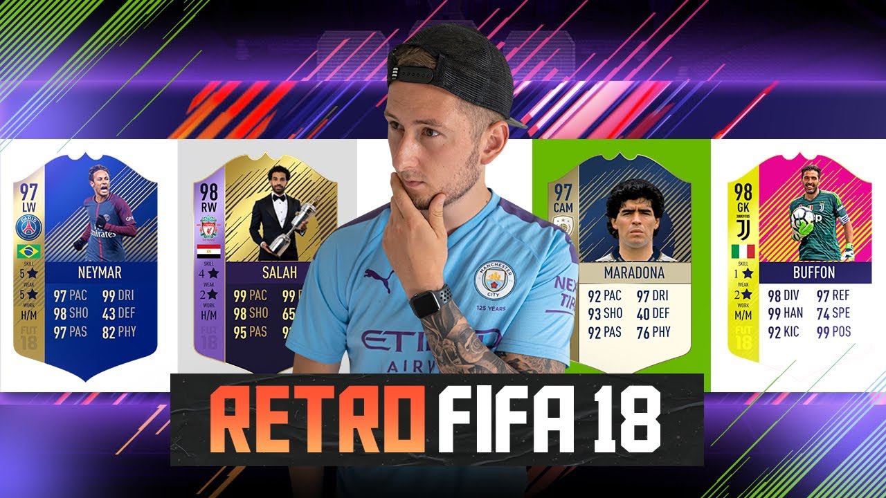 RETRO FIFA 18 DRAFT - SURPRISE? WHAT CARD WAS THAT?