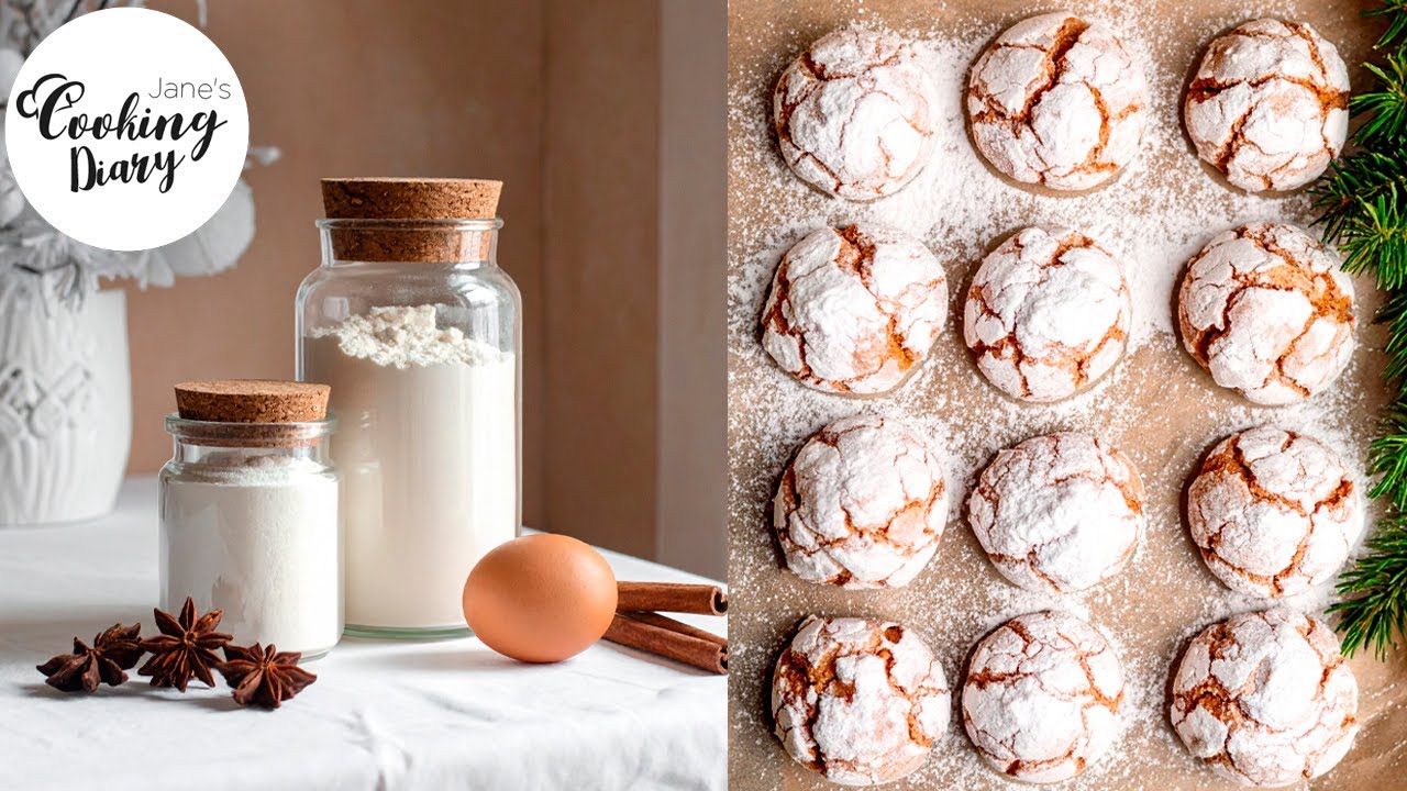 Gingerbread Crinkles | Soft and Fragrant Christmas  baking
