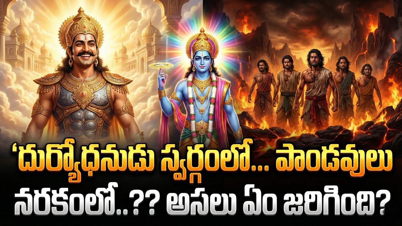 దుర్యోధనుడు స్వర్గంలో... పాండవులు నరకంలో..?? 😱 అసలు ఏం జరిగింది? | KHS universe 