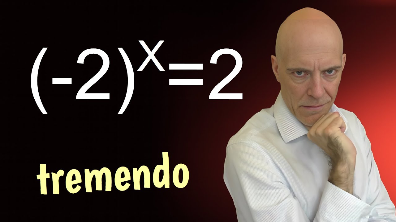 Ecuacion exponencial base negativa 🙉