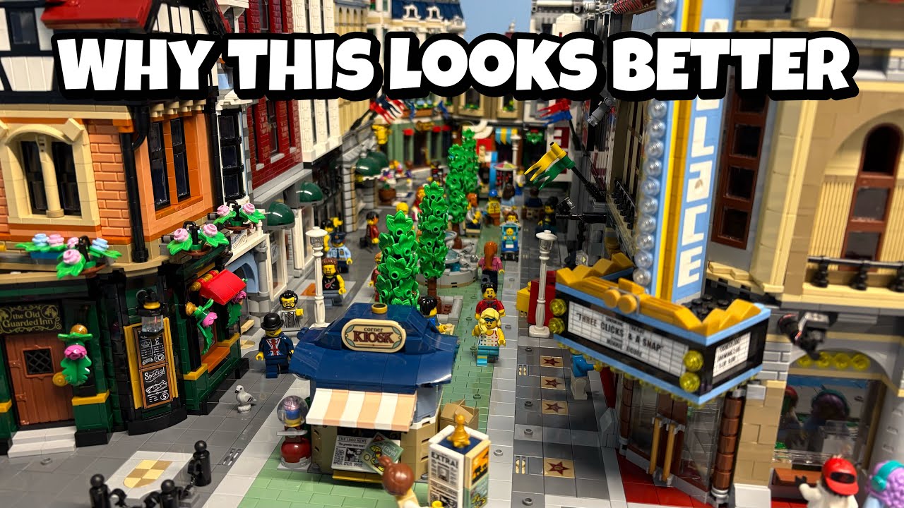 LEGO CITY Shopping Plaza Upgrade! 