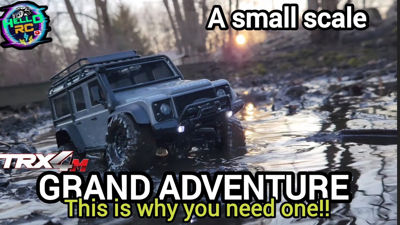 A grand adventure in a small scale. Why you need Traxxas Trx4m. Defender at Crawler County