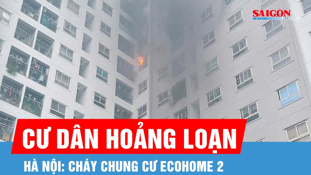 Hà Nội: Cháy chung cư Ecohome 2, cư dân hoảng loạn