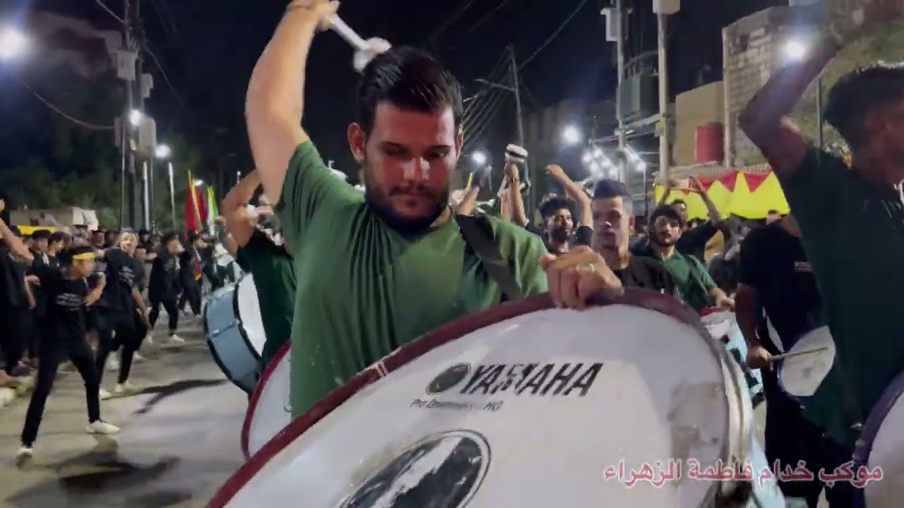 استعراض موكب انصار الزهراء المظلومة في الجمعيات حي الخليج | تصوير موكب خدام فاطمة الزهراء | 1محرم
