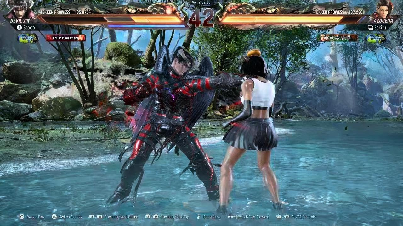 T8 season 2.02 Devil Jin vs Azucena 1+2