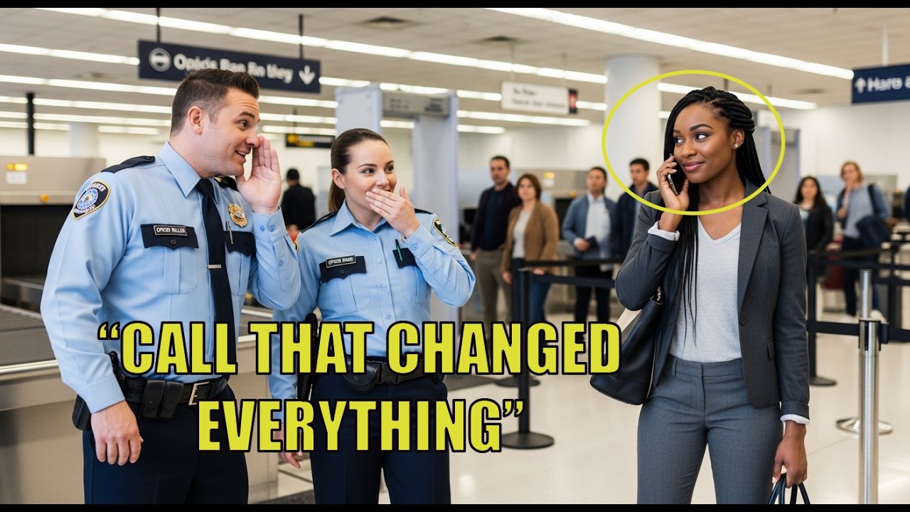 AIRPORT SECURITY MOCKS BLACK WOMAN — ONE PHONE CALL SHUTS DOWN THE TERMINAL