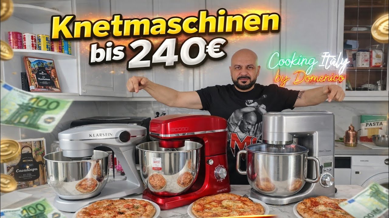 Die günstigsten Knetmaschinen im TEST (99€–240€) 🍕 Pizza Napoletana perfekt kneten Komplett-Tutorial