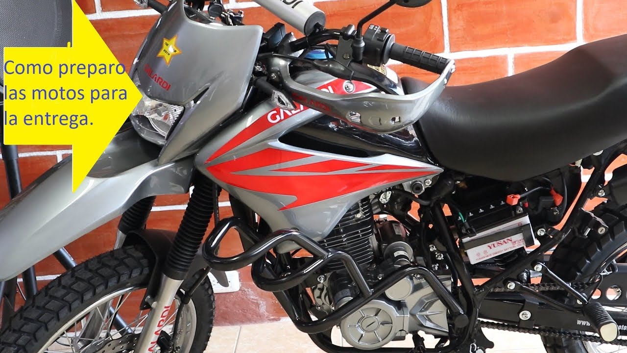 COMO PREPARO UNA MOTO PARA LA ENTREGA GALARDI TUTORI 200