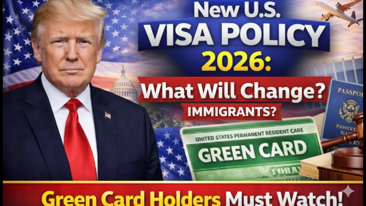 🚨 ALERT: New U.S. Visa Policy Changes in 2026 – What Every Immigrant