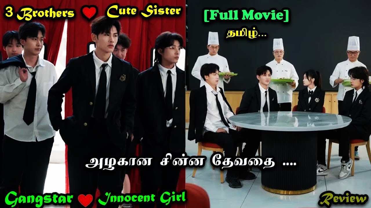 [MOVIE REVIEW]  F3 BROTHERS💗👸CUTE LITTLE SISTER🔥GANGSTAR🔥....// TAMIL EXPLAINED // CUTE LOVE STORY//