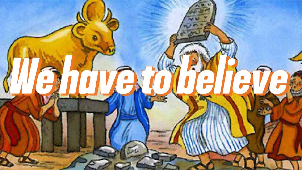 The Golden Calf. Responding to a dumbass comment. 