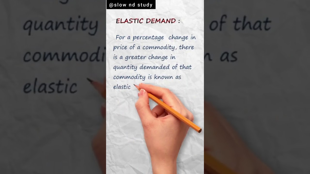 Elastic demand | SSecon bites#14 | 