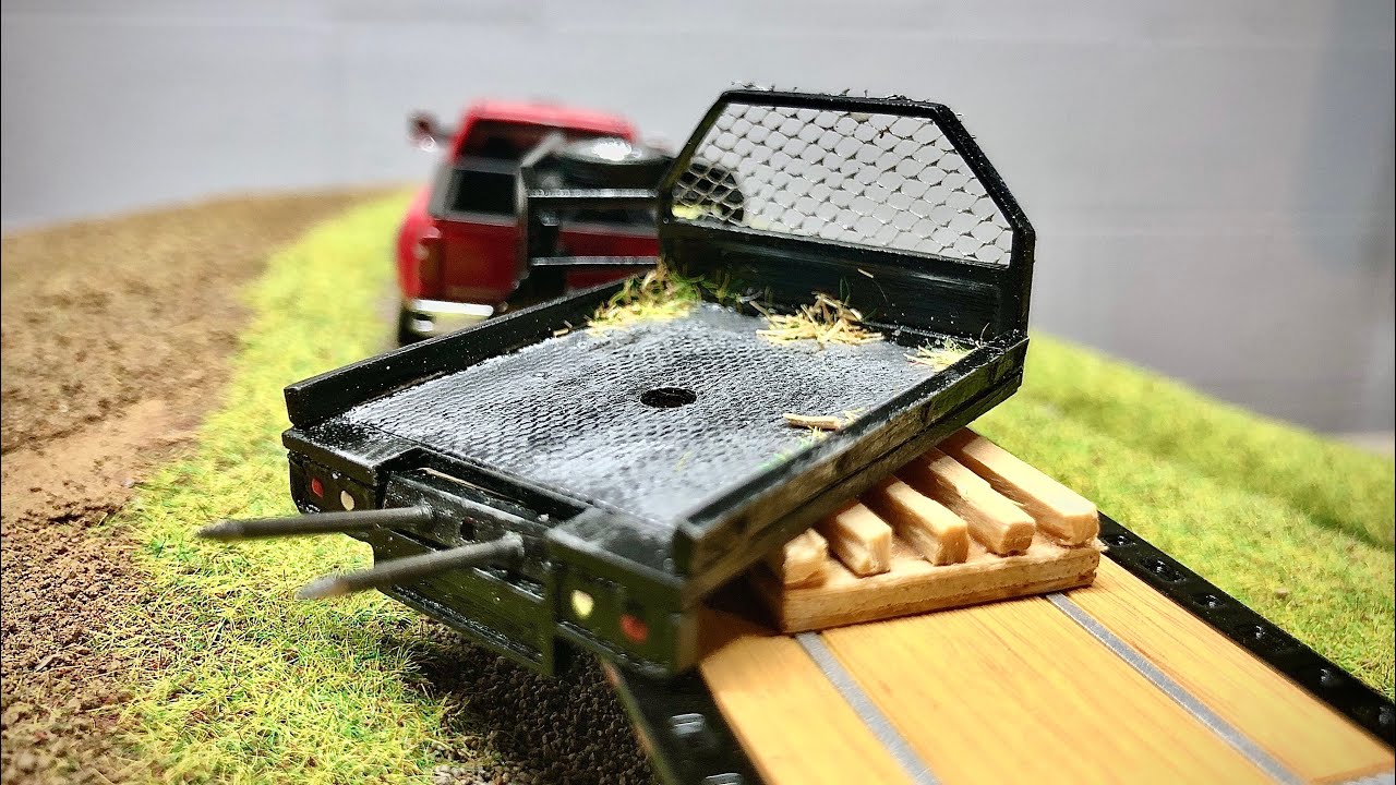 Building a Lockwood Angus flatbed for 1/64 trucks!