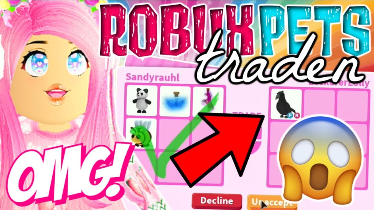 Ich TRADE nur ROBUX PETS 🐼 in Adopt Me! ✅ schaut bitte die ANGEBOTE 😱 Roblox [DEUTSCH]