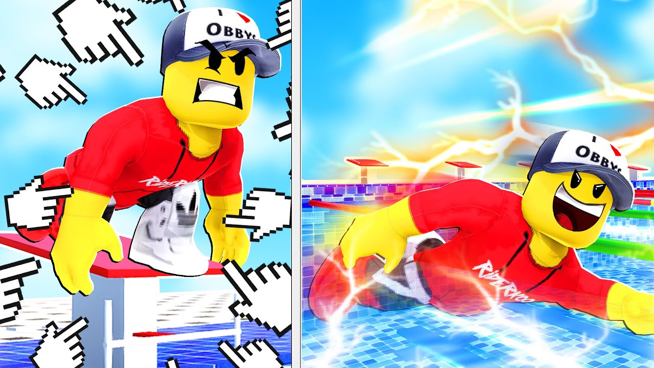 ROBLOX PLAVECKÝ ZÁVODNÍ CLICKER! (Swim Race Clicker)