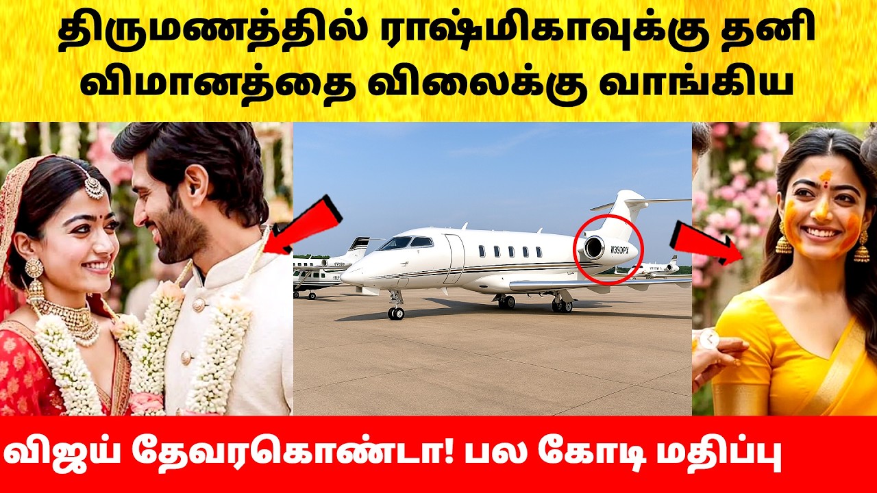 Rashmika new private jet from Vijay Devarakonda for wedding! Haldi & Sangeet | VIROSH marriage
