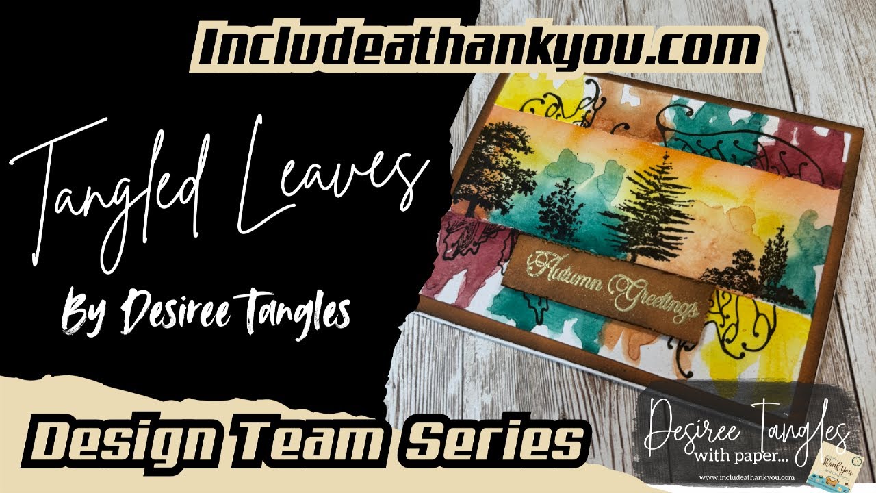 Zentangle Leaves by Desiree Tangles
