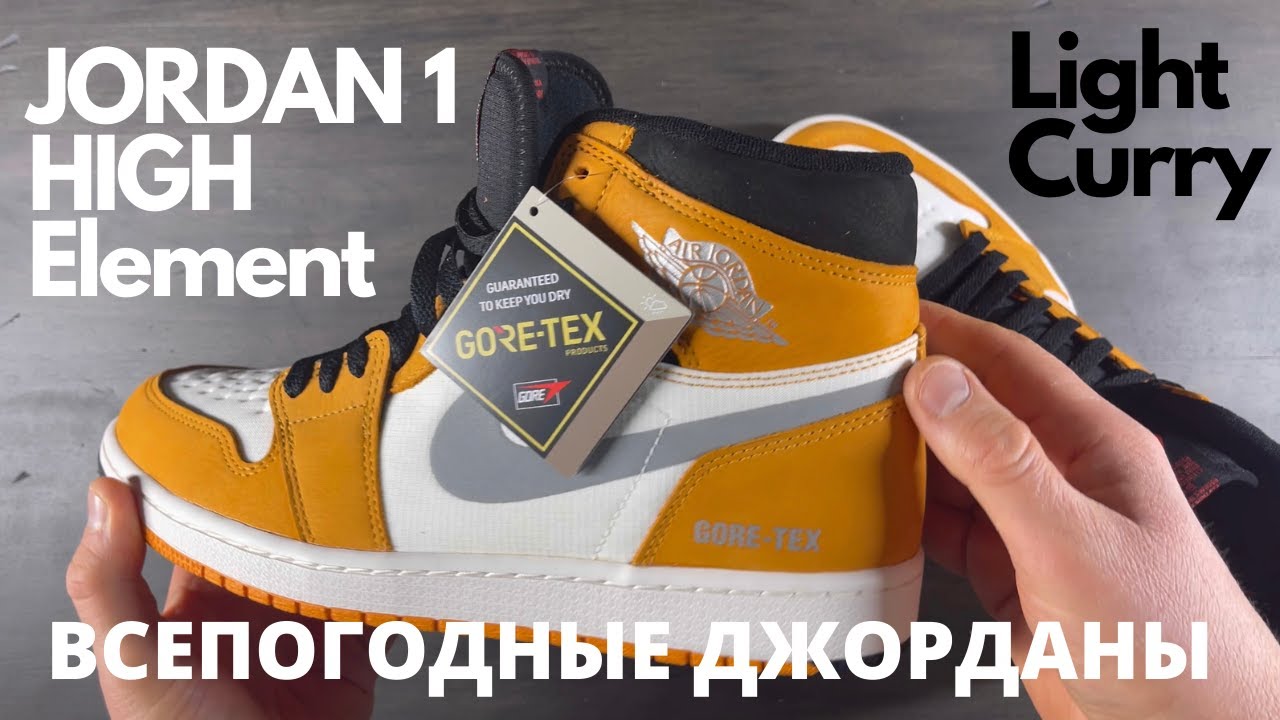 Всепогодные Красавцы Jordan 1 High Element Gore-Tex