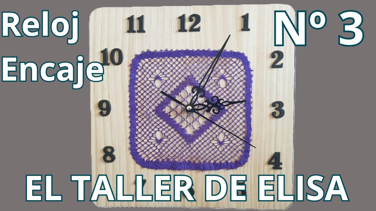 Reloj de Encaje - Parte 3 - Continuación, torchón simple, araña abierta