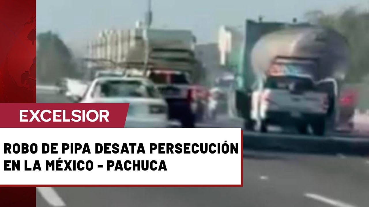 ¡Persecución de película en la México-Pachuca!