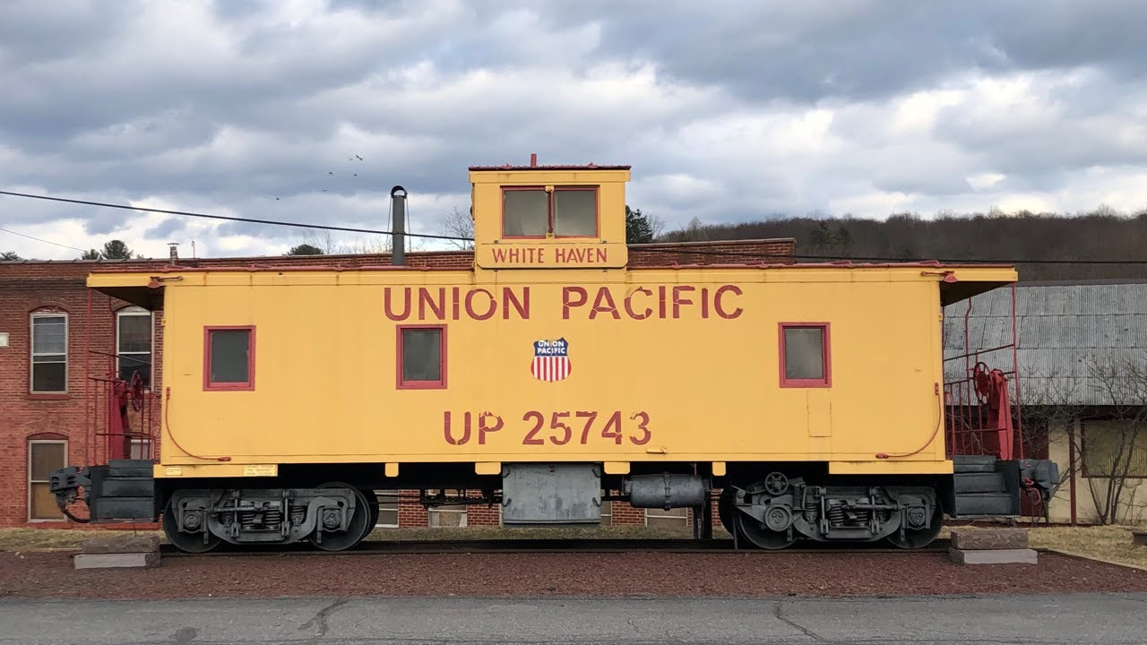 A Union Pacific caboose far away from home