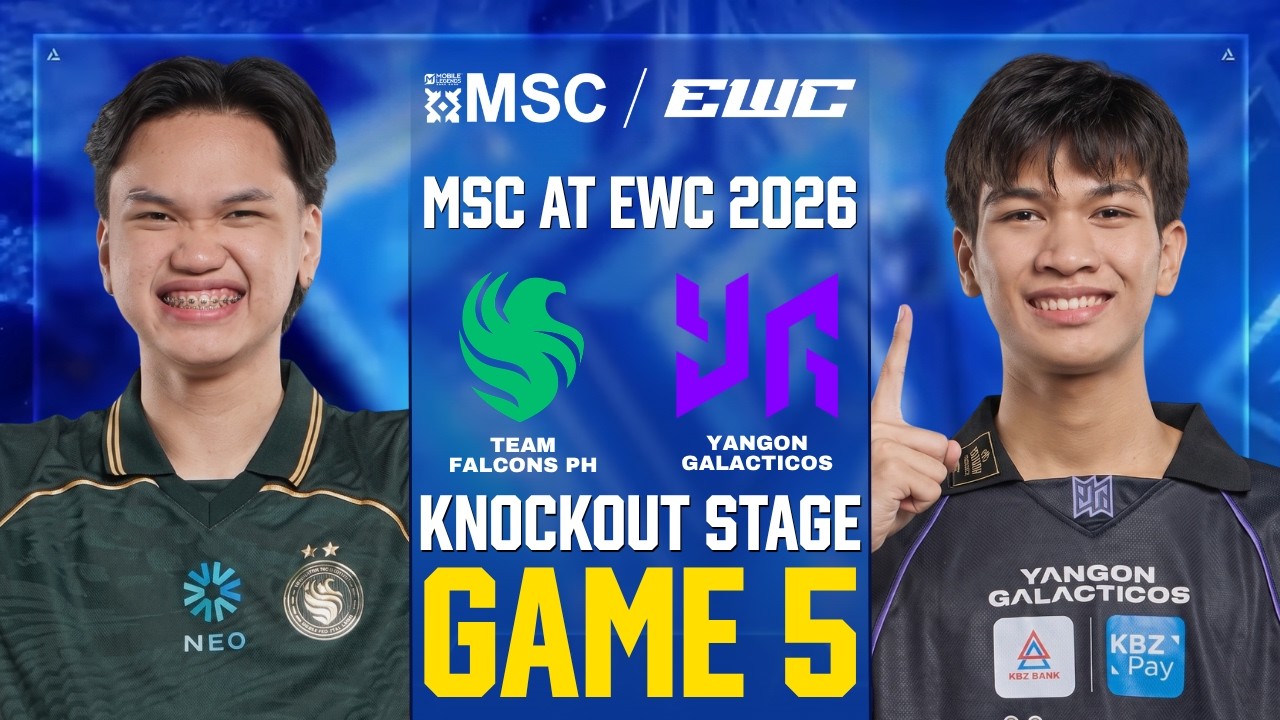 [GAME 5] TEAM FALCONS PH vs YANGON GALACTICOS MSC AT EWC 2026 KNOCKOUT STAGE | FLCN vs YG