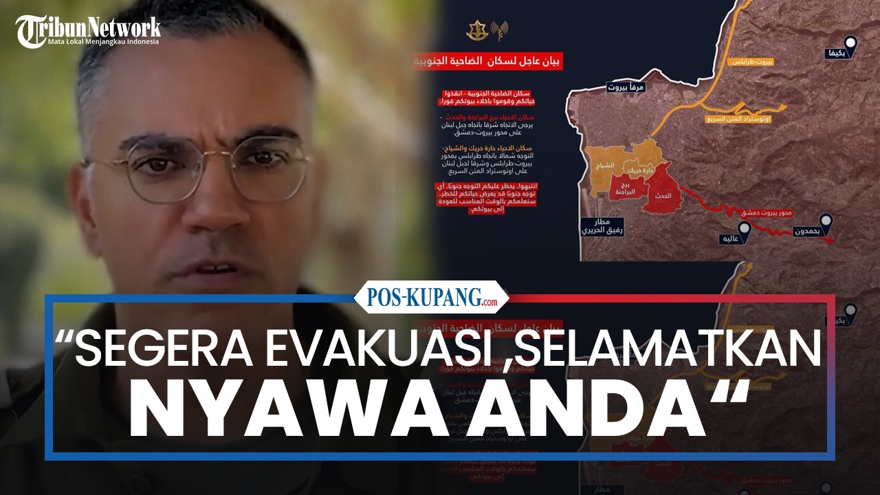 IDF Keluarkan Perintah Evakuasi sebelum Serang Benteng Hizbullah di Beirut