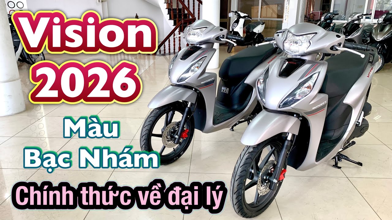 Vision 2026 màu bạc nhám | Bất ngờ với giá bán, có nên mua thời điểm này ? #vision2026 #minhnamle66