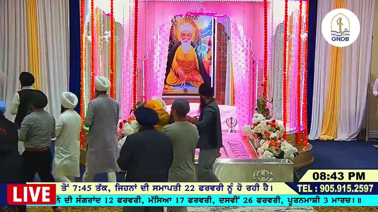 Guru Nanak Darbar Gore Road Brampton - Live