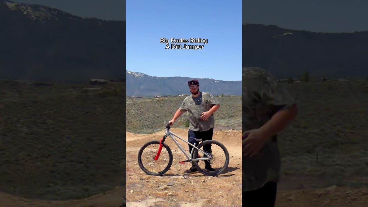 Normal People vs Big Dude On Dirt Jumpers