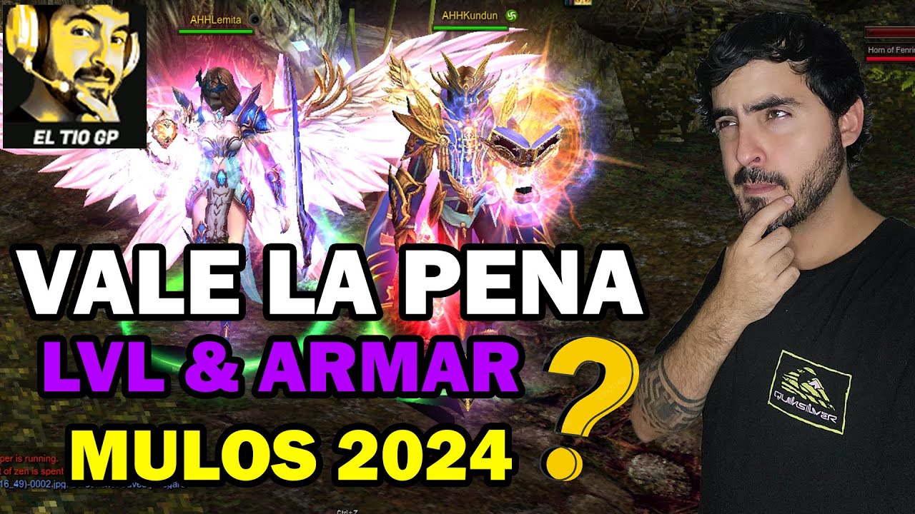 VALE LA PENA LEVELEAR Y ARMAR MULOS EN EL 2024🤔 l Muonline S18.1.3