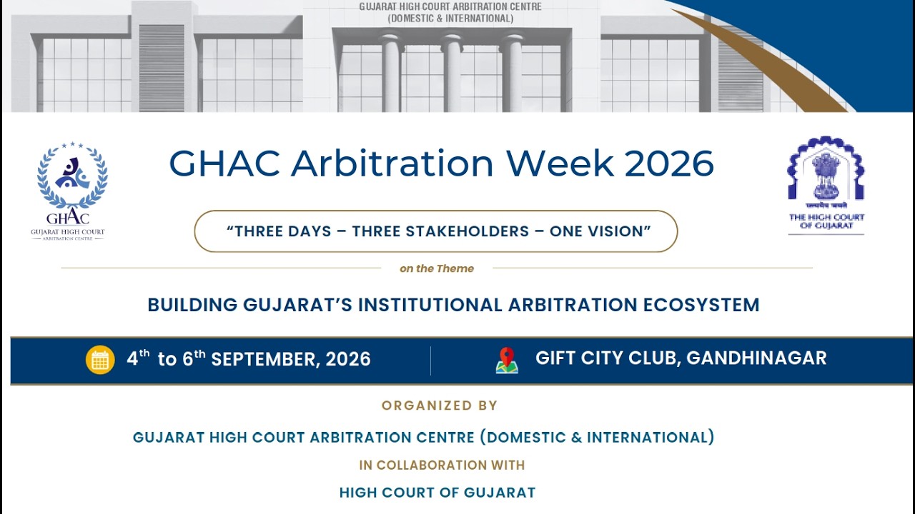 GHAC ARBITRATION WEEK 2026 - OPENING CEREMONY