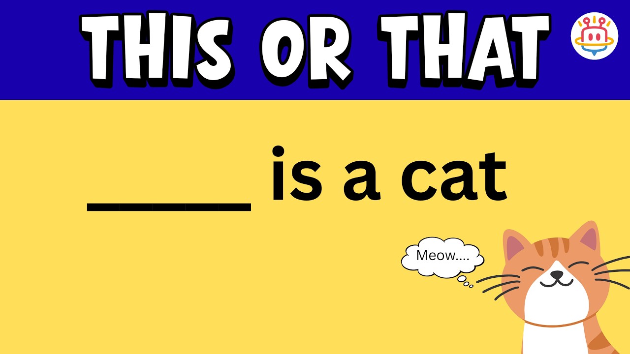 This vs That | English Grammar for Beginners | Fun Learning for Kids
