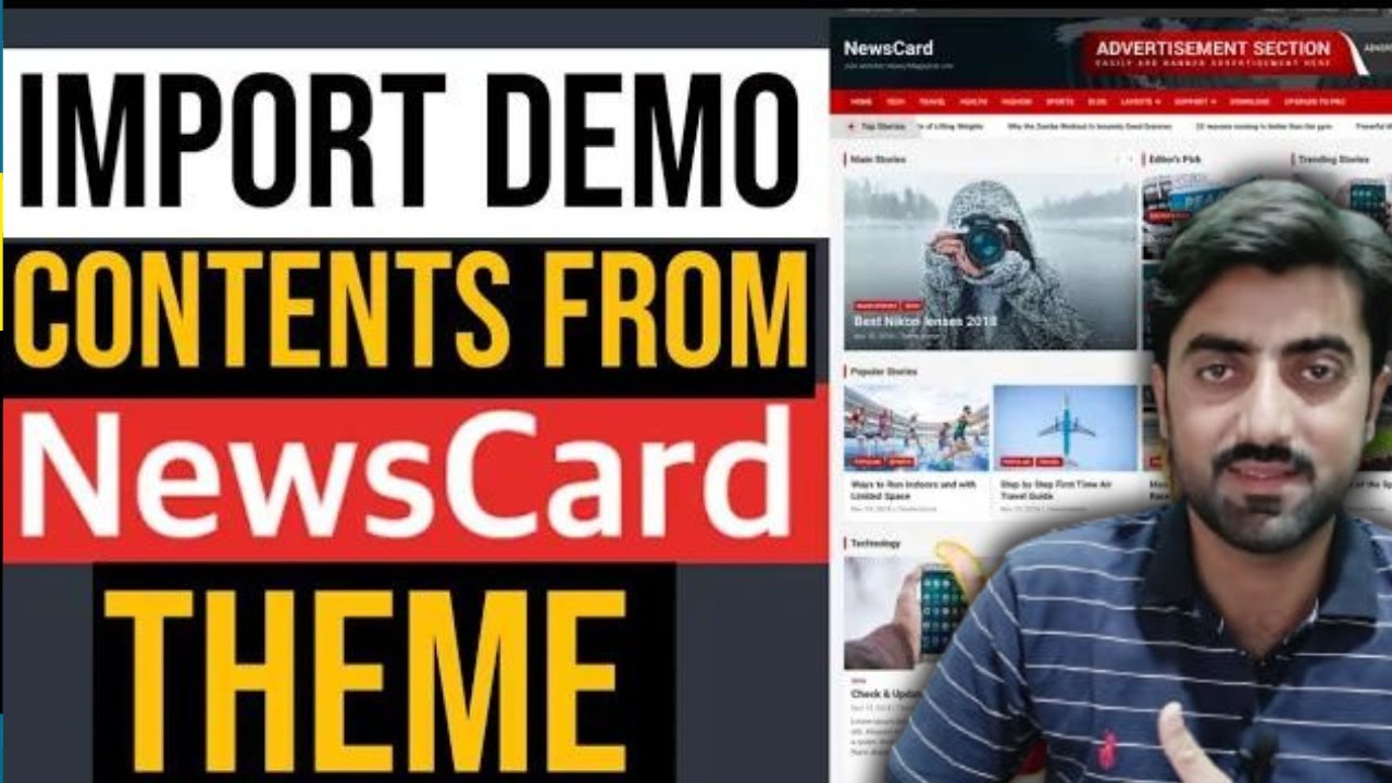 How to Import Demo Content WordPress News Website Theme