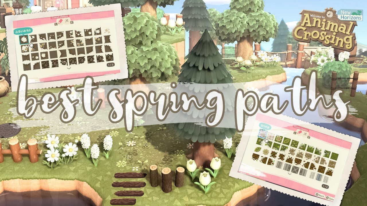 Best Spring Paths For Your Island | Animal Crossing New Horizons