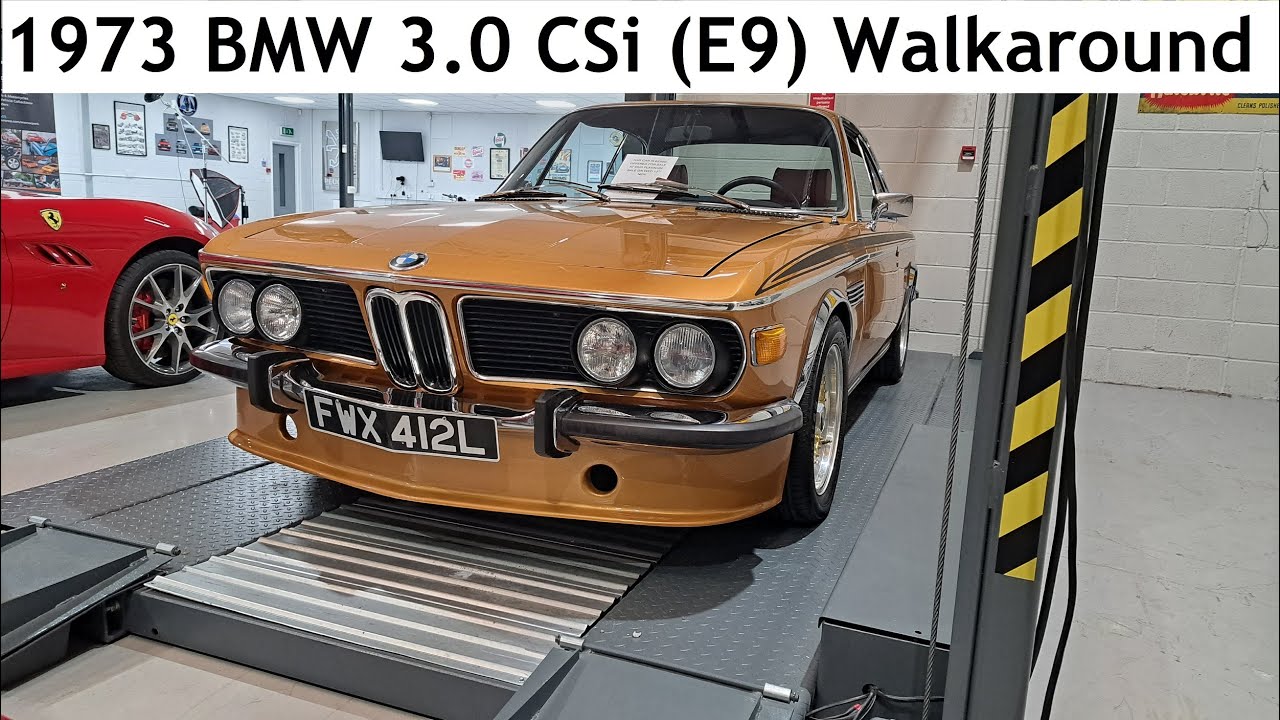 Прогулка по BMW 3.0 CSi (E9) 1973 года в Manor Park Classics — Lloyd Vehicle Walkaround